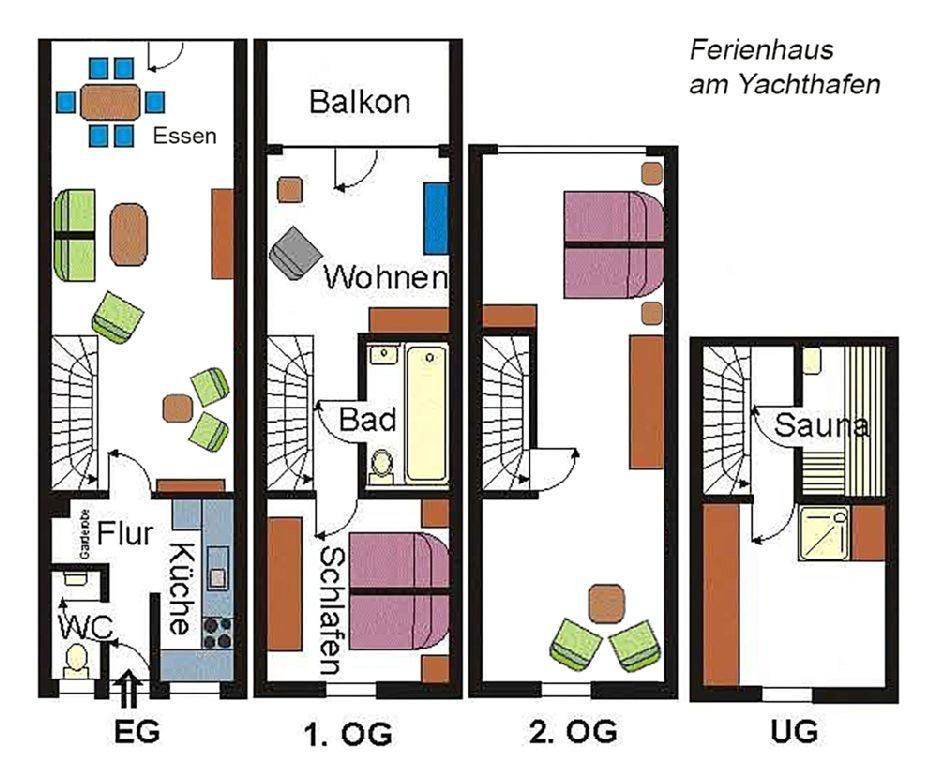 Ferienhaus Suedblick Am Yachthafen Breege Exterior photo